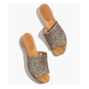 Madewell Evelyn Clog Slide Sandal Calf Hair